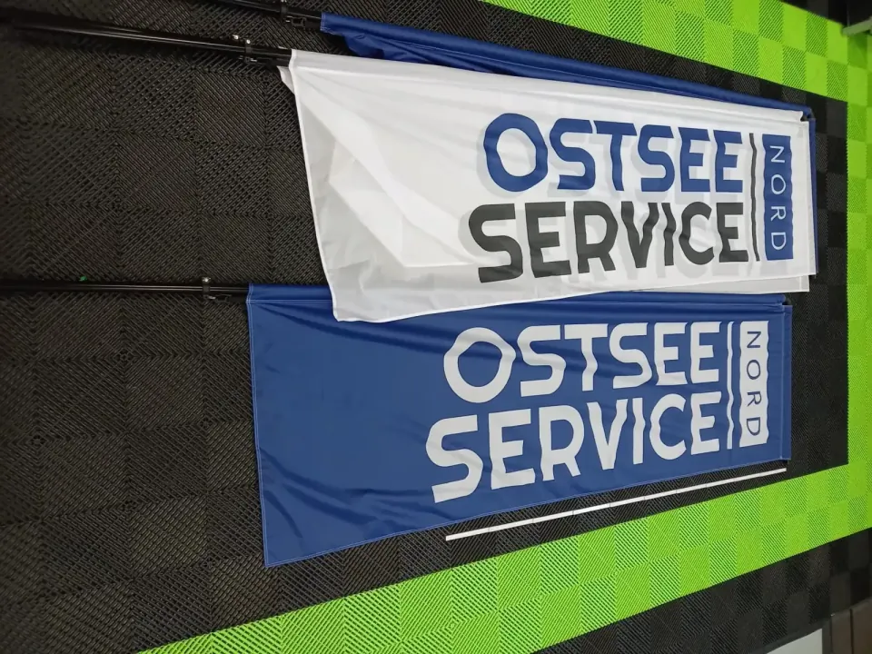 Nord-Ostsee Automobile Service Fahne – Flaggendesign Hamburg