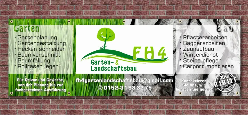 Außenauftritt eines Unternehmens mit professioneller Werbetechnik